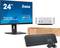 24" iiyama ProLite XUB2493HS Monitor, kompakter Computer und 'MX Keys Combo For Business' Tastatur und Maus gezeigt.