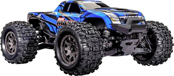 Traxxas Mini Maxx BL-2s Blau Brushless 1:10 RC Modellauto Elektro Monstertruck Allradantrieb (4WD)  2,4 GHz