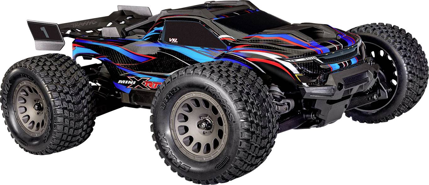 Traxxas Mini XRT VXL-3s Blau Brushless 1:10 RC Modellauto Elektro Monstertruck Allradantrieb (4WD) RtR 2,4 GHz