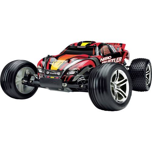 Traxxas Nitro Rustler 1:10 RC Modellauto Nitro Monstertruck Heckantrieb (2WD) RtR 2,4 GHz