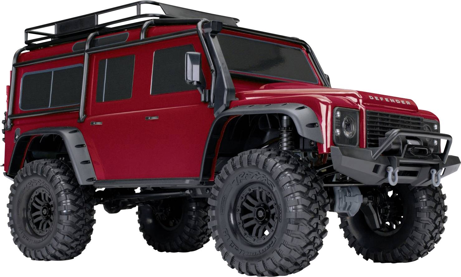 Traxxas TRX-4 Land Rover Defender Brushed 1:10 RC Modellauto Elektro Crawler Allradantrieb (4WD) RtR 2,4 GHz