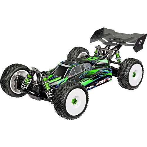 Traxxas JATO 4x4 VXL 4S Grün Brushless 1:8 RC Modellauto Elektro Buggy Allradantrieb (4WD) RtR 2,4 GHz