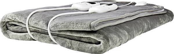 Nedis PEBL130CWT2 Heizdecke 120 W Grau, Weiß