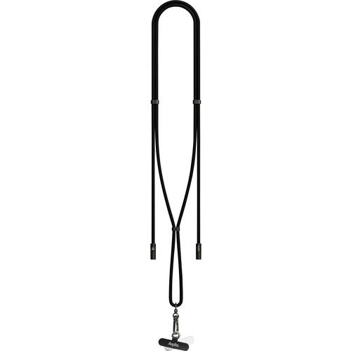 Aqiila USB-C® Kabel USB 2.0 USB-C® Stecker 1.5 m Schwarz Handykette AQLYCBPBICC1BK046