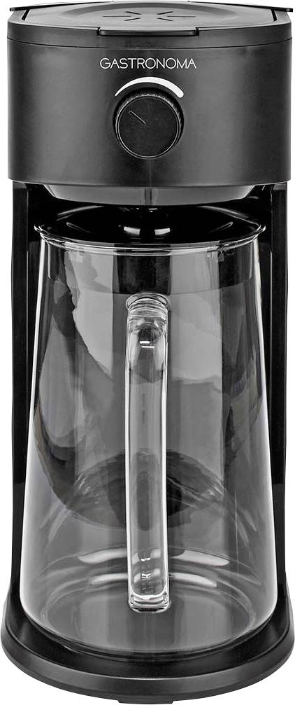 Gastronoma 18100004 Kaffee-/Teemaschine Schwarz Fassungsvermögen Tassen=6 Glaskanne
