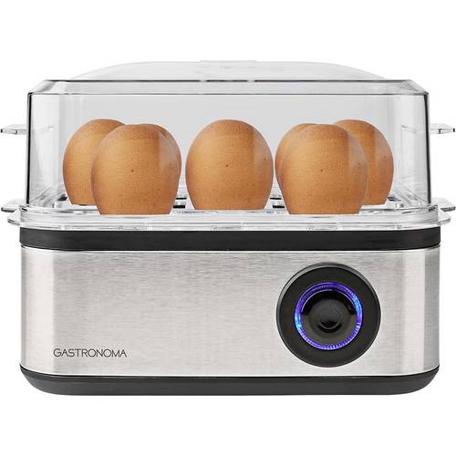 Gastronoma 18270102 Eierkocher Schwarz, Silber