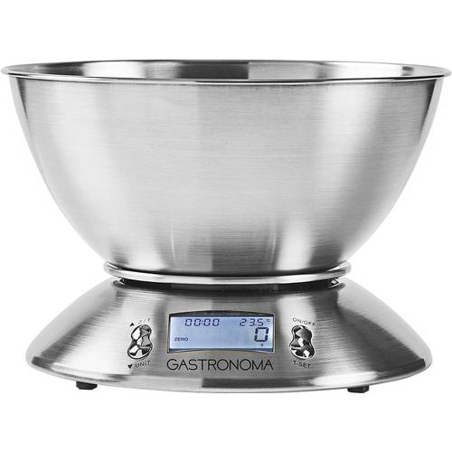 Gastronoma 18310021 Digitale Küchenwaage digital digital, mit Messschale Wägebereich (max.)=5 kg Silber 215 x 215 x 314