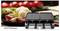 Ein Raclette-Grill im Vordergrund, umgeben von frischen Gemüsesorten und Scheiben von Schinken im Hintergrund. Der Markenname 'Gastronoma' erscheint an der Seite.
