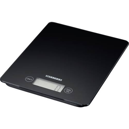 Melissa 16310231 Digitale Küchenwaage digital Schwarz 20.5 x 16.5 x 1.7