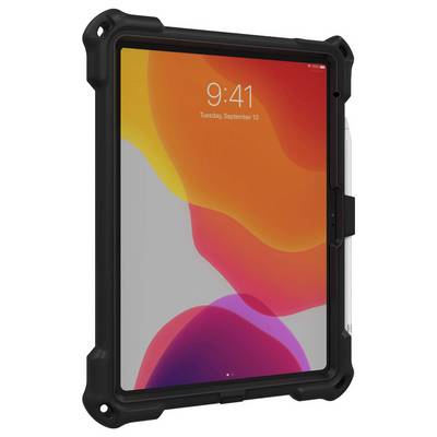 Ein Tablet mit einem robusten schwarzen Gehäuse zeigt den Startbildschirm mit der Uhrzeit '9:41' und dem Datum 'Dienstag, 10. September'.