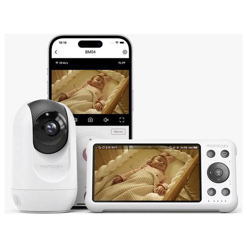 momcozy Dualmode Intelligentes Babyphone BM04 BM016-WH12BA-A Babyphone mit Kamera