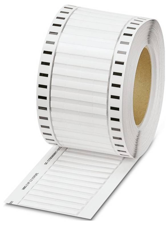 Phoenix Contact 0801001 WMS-2 HF 3,2 (15X5)RL Schrumpfschlauchmarkierer Beschriftungsfläche: 15 x 5 mm Weiß Anzahl Marki...