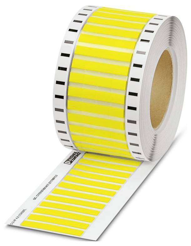 Phoenix Contact 0801015 WMS-2 HF 4,8 (15X9)RL YE Schrumpfschlauchmarkierer Beschriftungsfläche: 15 x 9 mm Gelb Anzahl Ma...