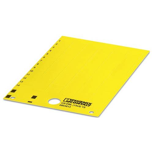 Phoenix Contact 0803813 US-EML (15X9) YE Etikett 9 x 15 mm Anzahl Etiketten: 84