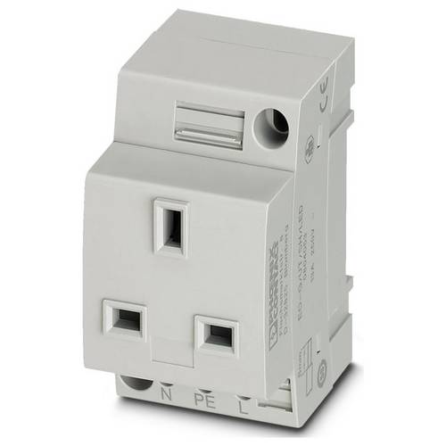 Steckdose Phoenix Contact EO-G/UT/SH/LED Grau Steckdose 5 St.
