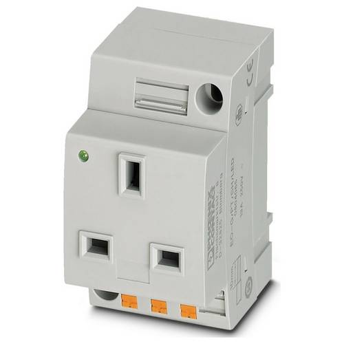 Steckdose Phoenix Contact EO-G/PT/SH/LED Grau 5 St.