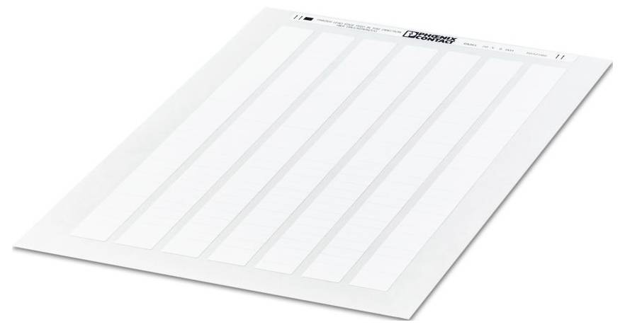 Phoenix Contact 0824247 BMKL 20X 8 WH CUS Etikettenbogen 8 x 20 mm Anzahl Etiketten: 224-0