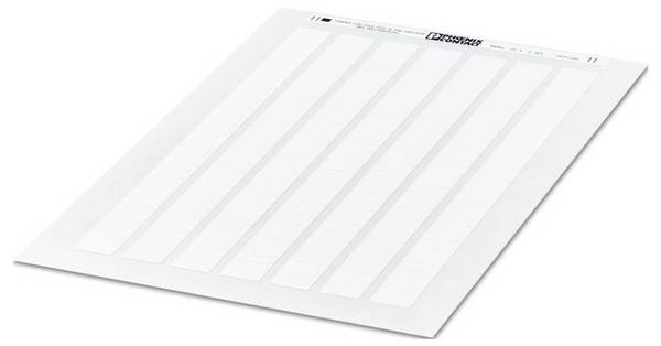 Phoenix Contact 0824247 BMKL 20X 8 WH CUS Etikettenbogen  8 x 20 mm  Anzahl Etiketten: 224