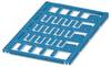 Phoenix Contact 0824813 UC-WMT (15X4) BU CUS Kabelmarkierer Montage-Art: einschieben Beschriftungsfläche: 15 x 4 mm Blau Anzahl Markierer: 32 1 St.