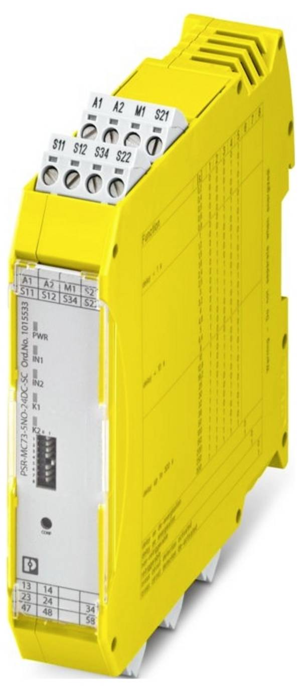 Sicherheitsrelais PSR-MC73-5NO-1DO-24DC-SC Phoenix Contact 5 Schließer (B x H x T) 22.5 x 112.2 x 114.5 mm 1 St.