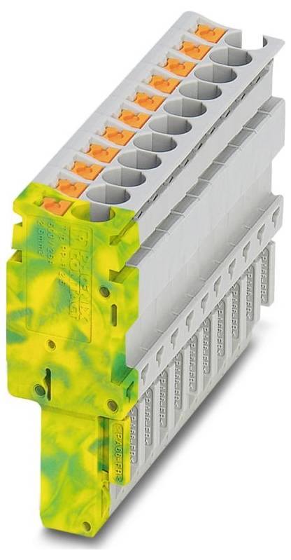 Phoenix Contact 1035933 Stecker Push-In-Federkraftanschluss Grau 10 St. Piece