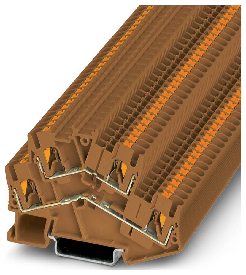 Phoenix Contact 1037088 Doppelstockklemme Braun 50 St.