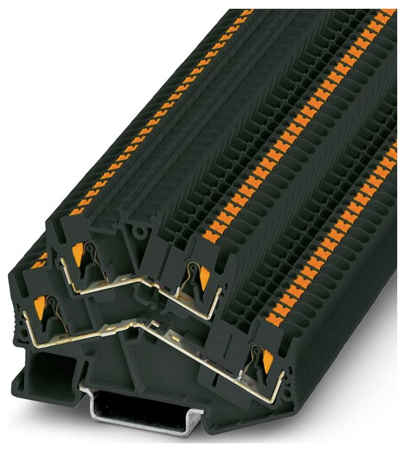 Phoenix Contact 1037087 Doppelstockklemme Schwarz 50 St.