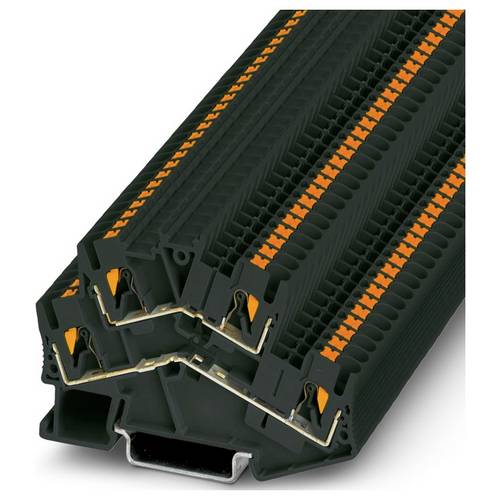 Phoenix Contact 1037087 Doppelstockklemme Schwarz 50 St.
