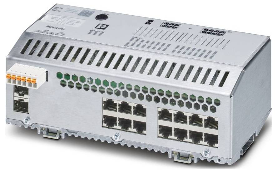Phoenix Contact 1043499 FL SWITCH 2514-2SFP Industrial Ethernet Switch-0