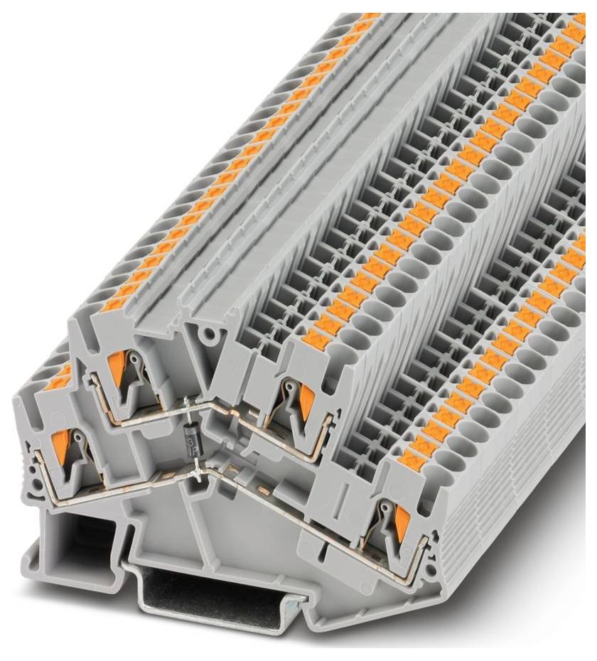 Phoenix Contact 1026166 Bauelementreihenklemme Grau 50 St.