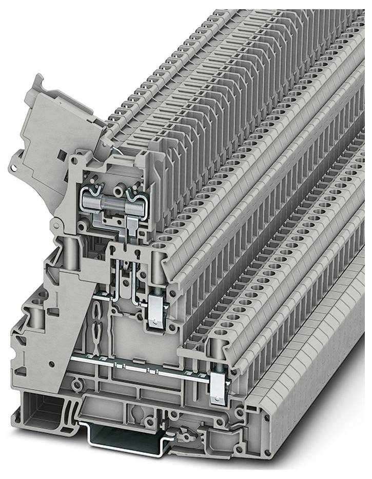 Phoenix Contact 1044423 Sicherungsreihenklemme Grau 50 St.