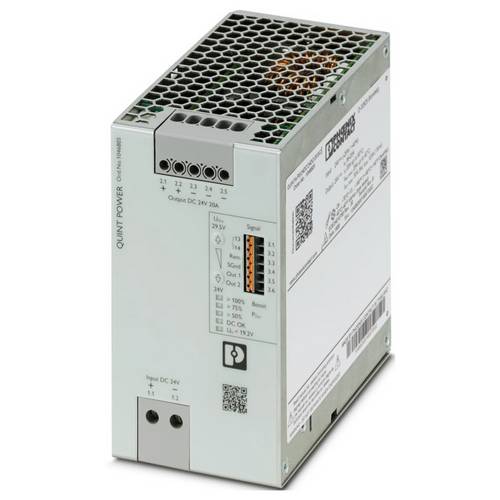 Phoenix Contact 1046805 DC/DC-Wandler 24 V/DC 24 V/DC 20 A Inhalt 1 St.