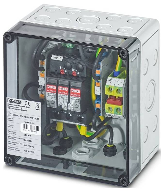 Phoenix Contact 1056073 SOL-SC-2ST-0-DC-1MPPT-1001 Generatoranschlusskasten