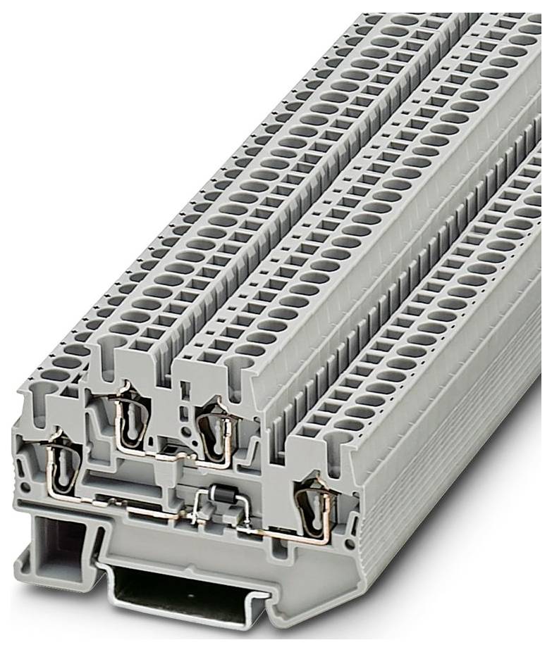 Phoenix Contact 1047533 Bauelementreihenklemme Federzuganschluss Grau 50 St.