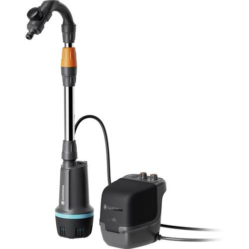 GARDENA Akku-Regenfasspumpe 2600 Comfort 18V P4A Ready-To-Use Set Regenwassernutzungsanlage 2600 l/h 1.8 m