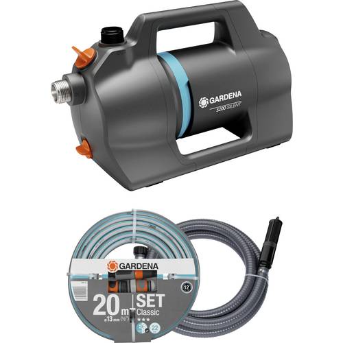 GARDENA Gartenpumpe 5200 Silent Set Gartenpumpen-Set 5.300 l/h