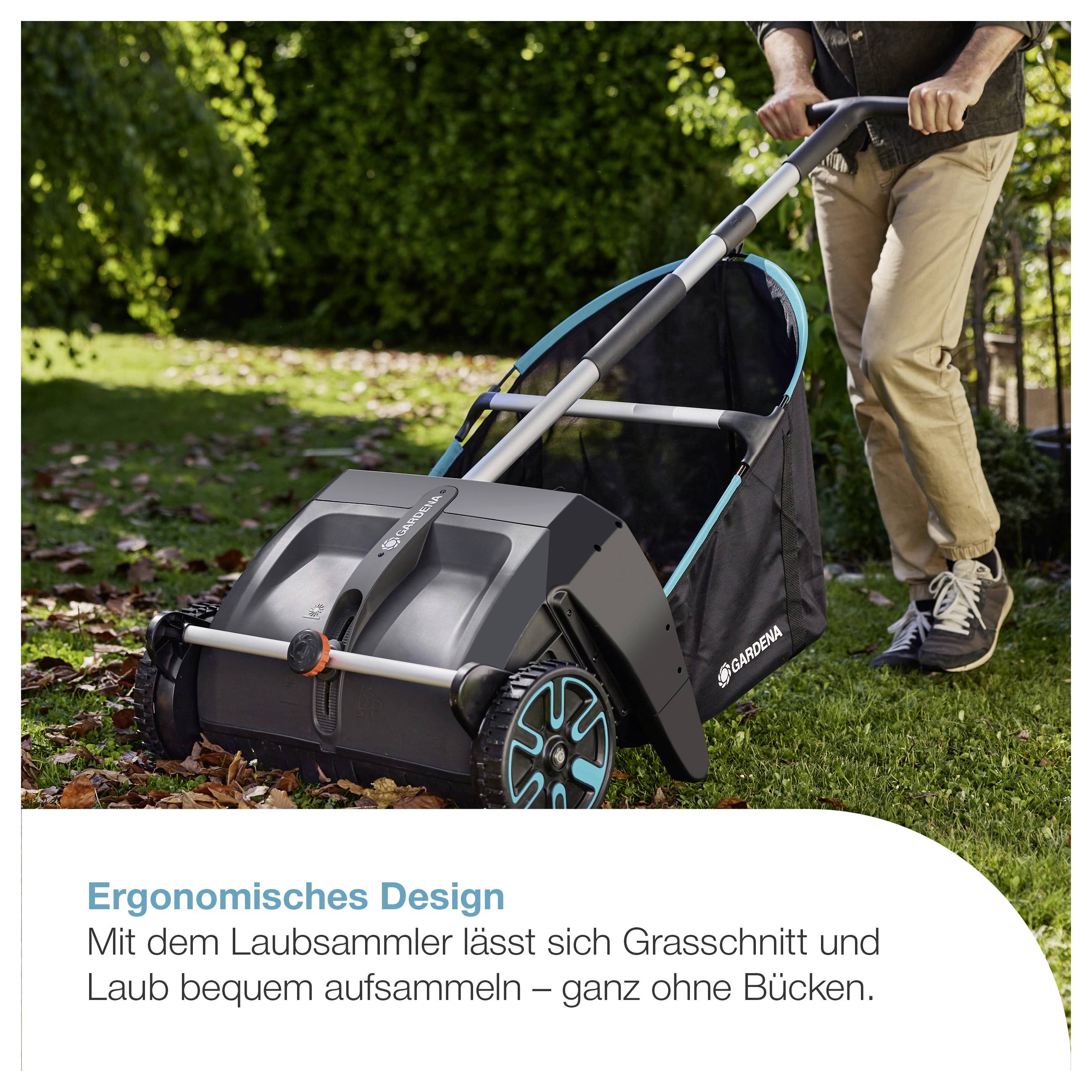 GARDENA 03566-20 Laubsammler Arbeitsbreite 49 cm-9
