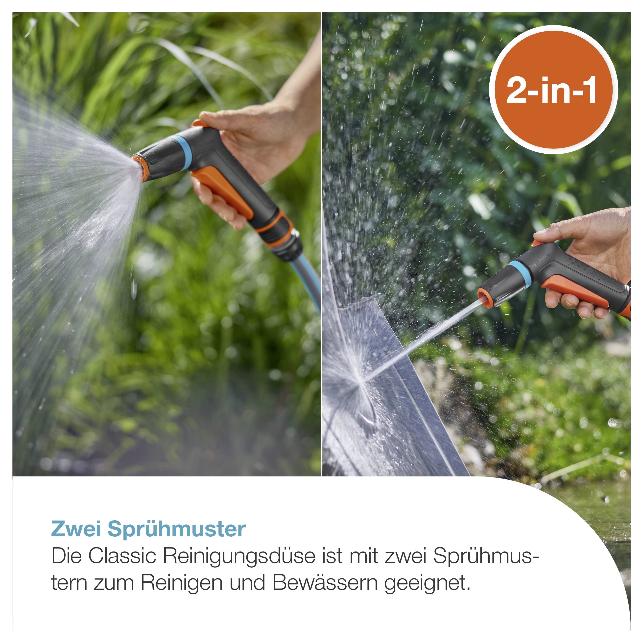 GARDENA 18362-20 Classic Reinigungsspritze Starter Set Reinigungsspritze-1