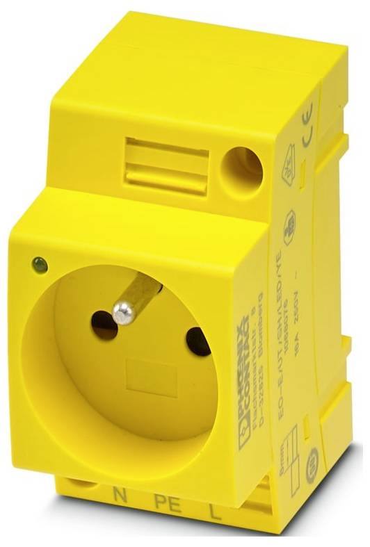 Steckdose Phoenix Contact EO-E/UT/SH/LED/YE Gelb 5 St.