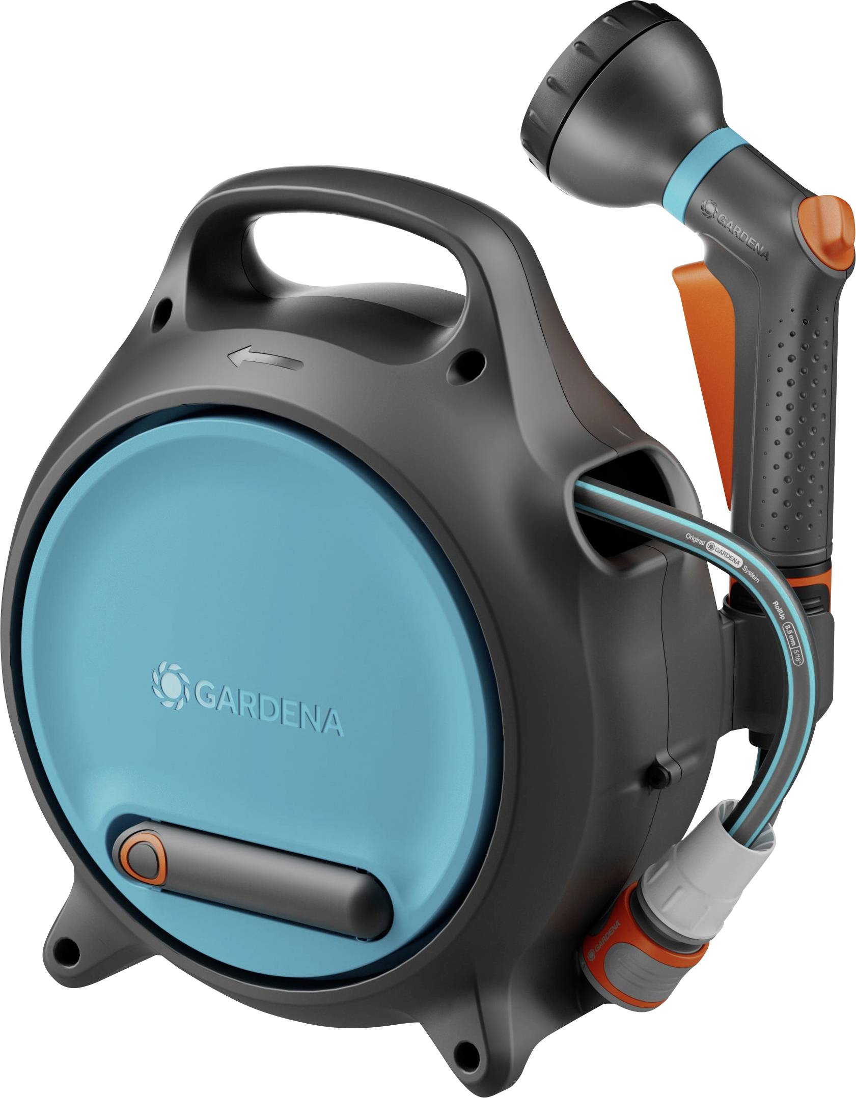 Thumbnail - GARDENA 18692-20 Mobile Schlauchbox Move, 10 m + 1,5 m 270 mm 1/3 Zoll 1 St. 5-farbig Gartenschlauchaufroller