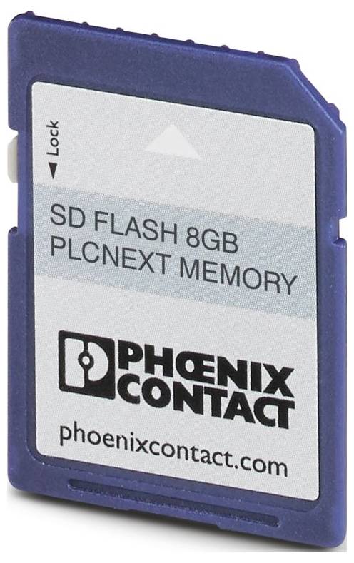 Phoenix Contact SD FLASH 8GB PLCNEXT MEMORY Programm-/Konfigurationsspeicher Industrial 8 GB Geeignet für industrielle A-0