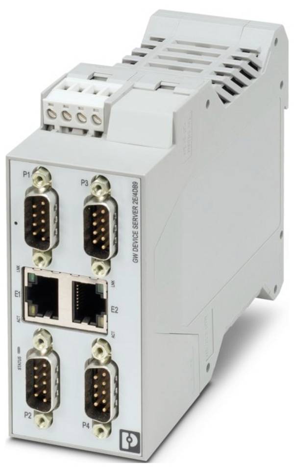 Phoenix Contact 1062388 GW EIP/MODBUS 2E/4DB9 Schnittstellen-Wandler RJ-45, Sub-D9     1 St.