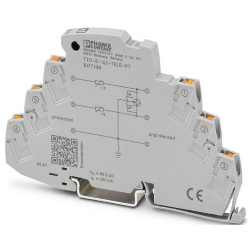 Phoenix Contact 1077106 TTC-6-1X2-TELE-PT Überspannungsschutzgerät 1 St.