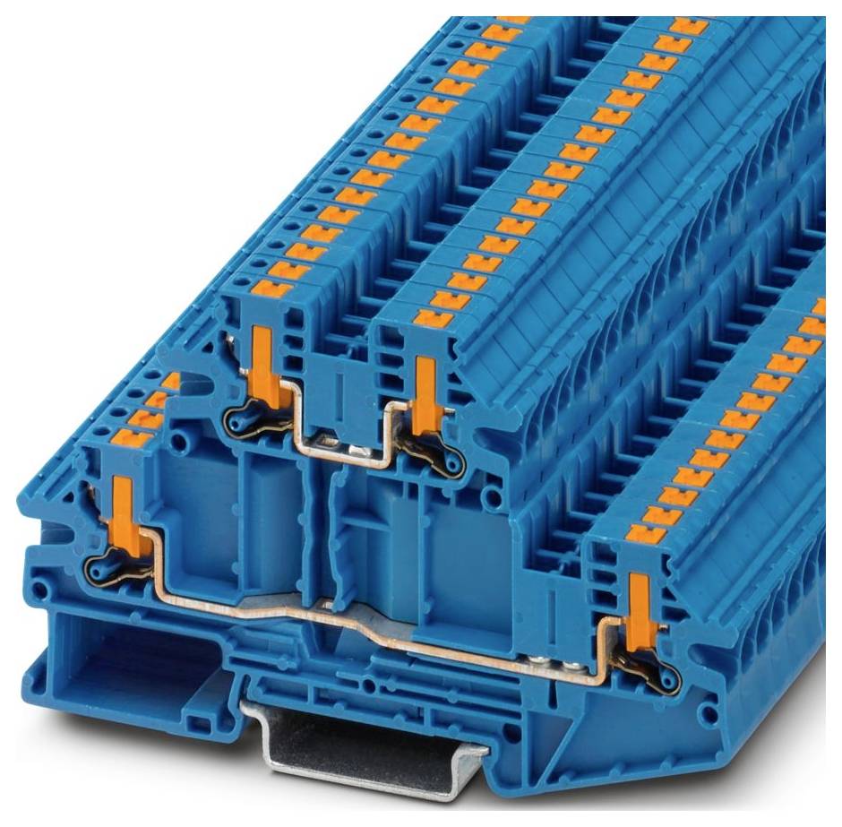 Phoenix Contact 1079074 Doppelstockklemme Blau 50 St.