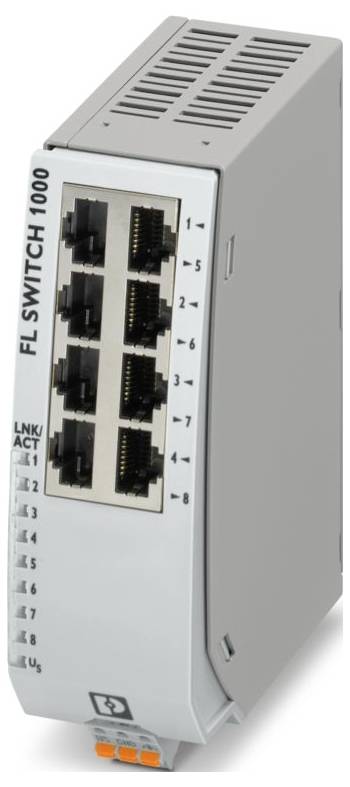 Phoenix Contact 1085094 FL SWITCH 1008T Industrial Ethernet Switch-0