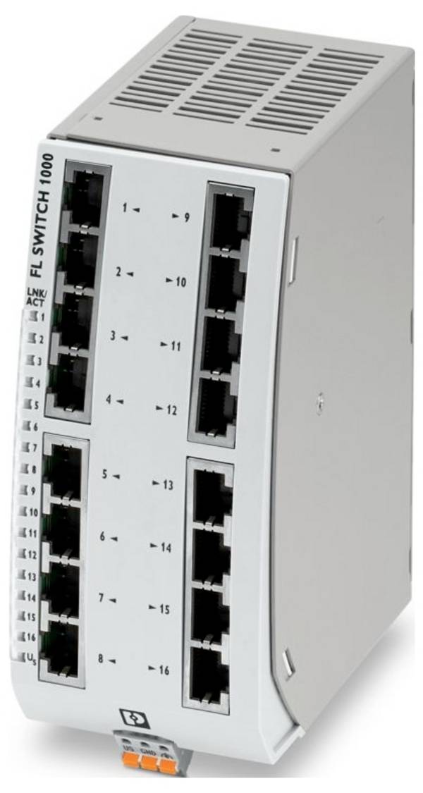 Phoenix Contact 1085115 FL SWITCH 1116T Industrial Ethernet Switch  10 / 100 / 1000 MBit/s