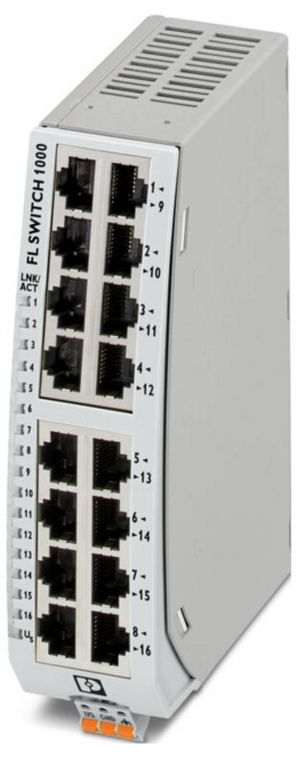 Phoenix Contact 1085219 FL SWITCH 1116N Industrial Ethernet Switch  10 / 100 / 1000 MBit/s
