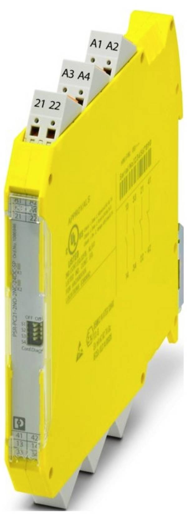 Koppelrelais PSR-PC21-2NO-2NC-24DC-SP Phoenix Contact Betriebsspannung: 24 V/DC 2 Öffner (B x H x T) 12.5 x 116.6 x 114.5 mm  1 St.