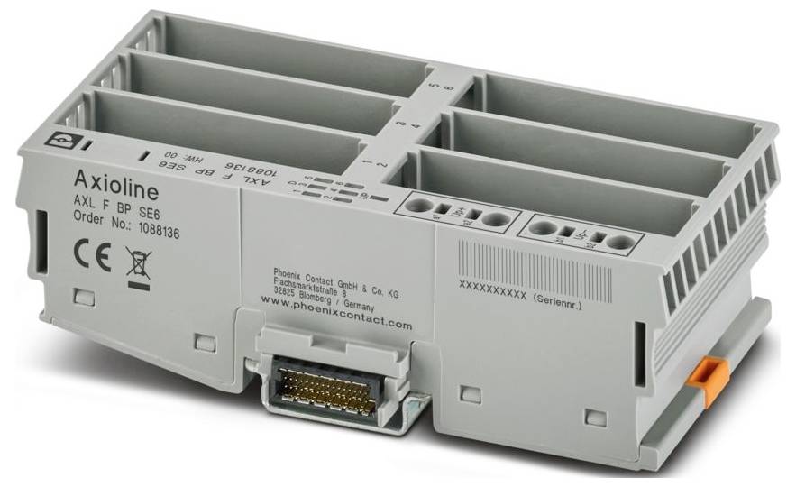 Phoenix Contact AXL F BP SE6 1088136 Modulträger 5 V/DC, 3.3 V/DC, 24 V/DC
