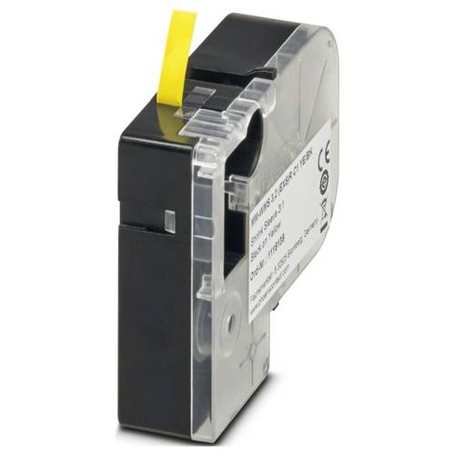 Phoenix Contact 1116139 MM-WMS 3,2 (EX5)R C1 YE/BK Schrumpfschlauchmarkierer Beschriftungsfläche: 1800 x 3.1 mm Gelb-Sch...